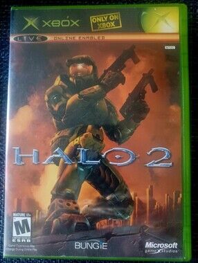 Xbox Halo 2 (Xbox) — Green & Orange Cover